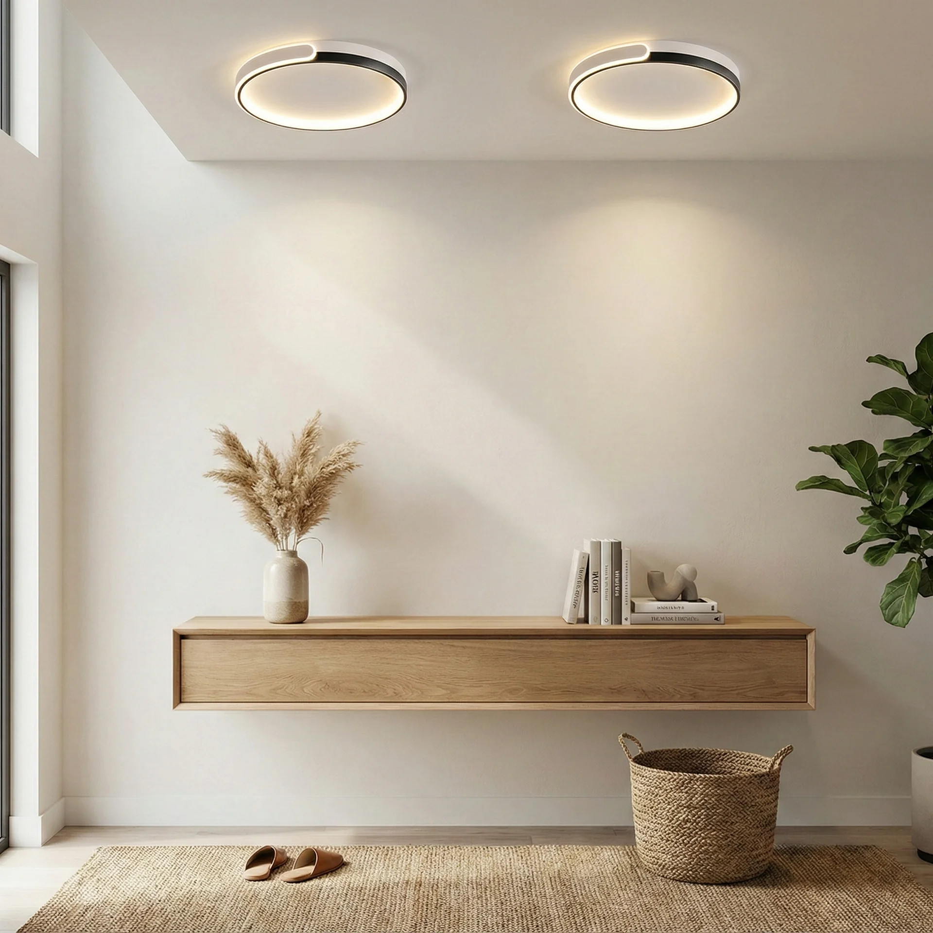 LED плафон Lunaro черно и бяло 55W Ø50 см – купи онлайн | Onex LED плафон Lunaro черно и бяло 55W Ø50 см - Image 3
