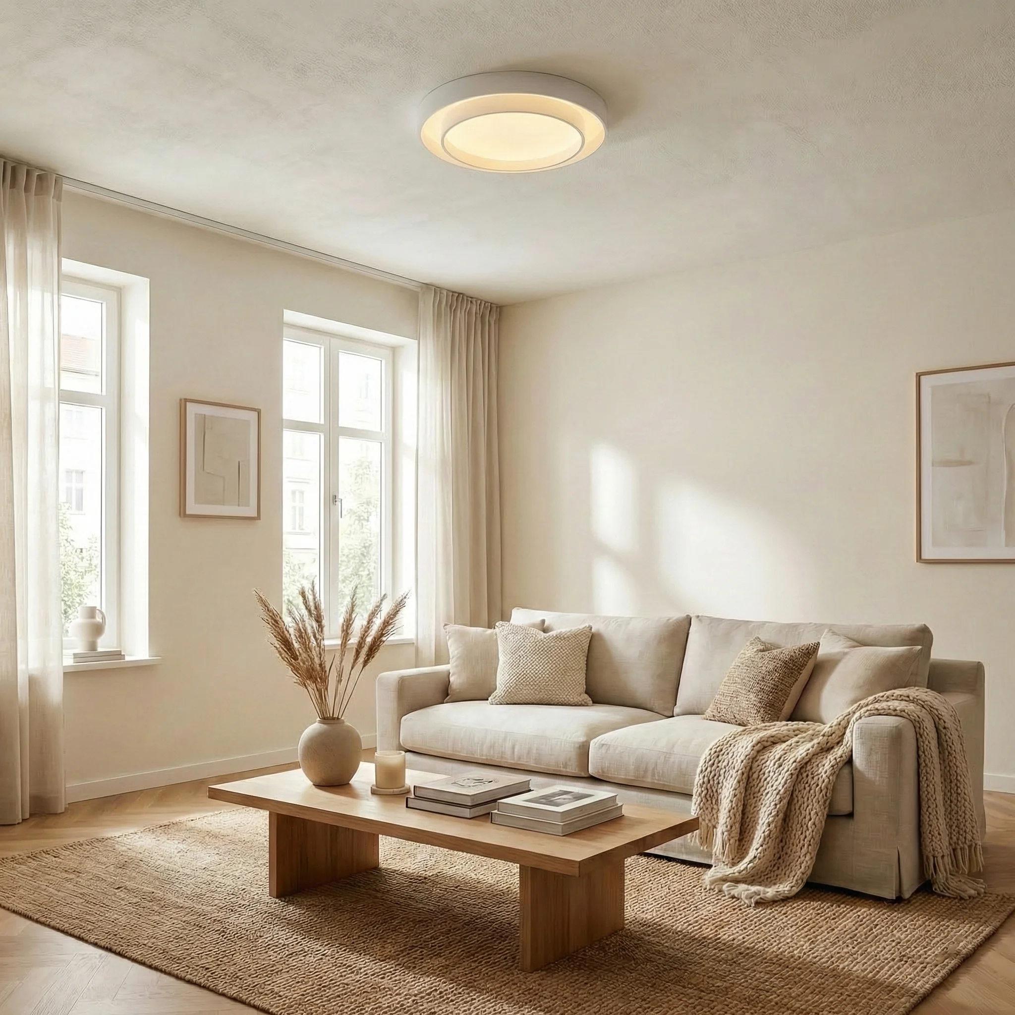 LED плафон Silva бял Ø50 см 48W 3000K – купи онлайн | Onex LED плафон Silva бял Ø50 см 48W 3000K - Image 7