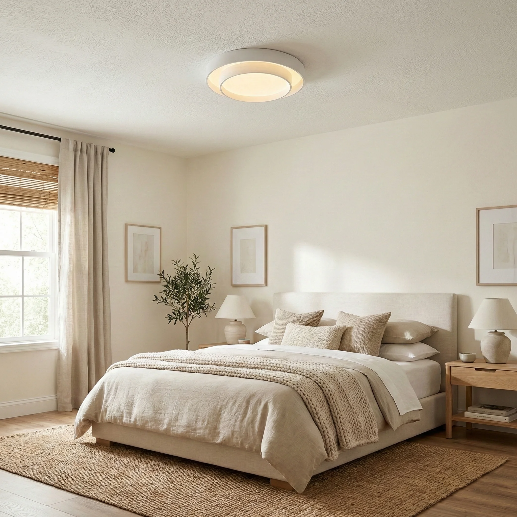 LED плафон Silva бял Ø50 см 48W 3000K – купи онлайн | Onex LED плафон Silva бял Ø50 см 48W 3000K - Image 8