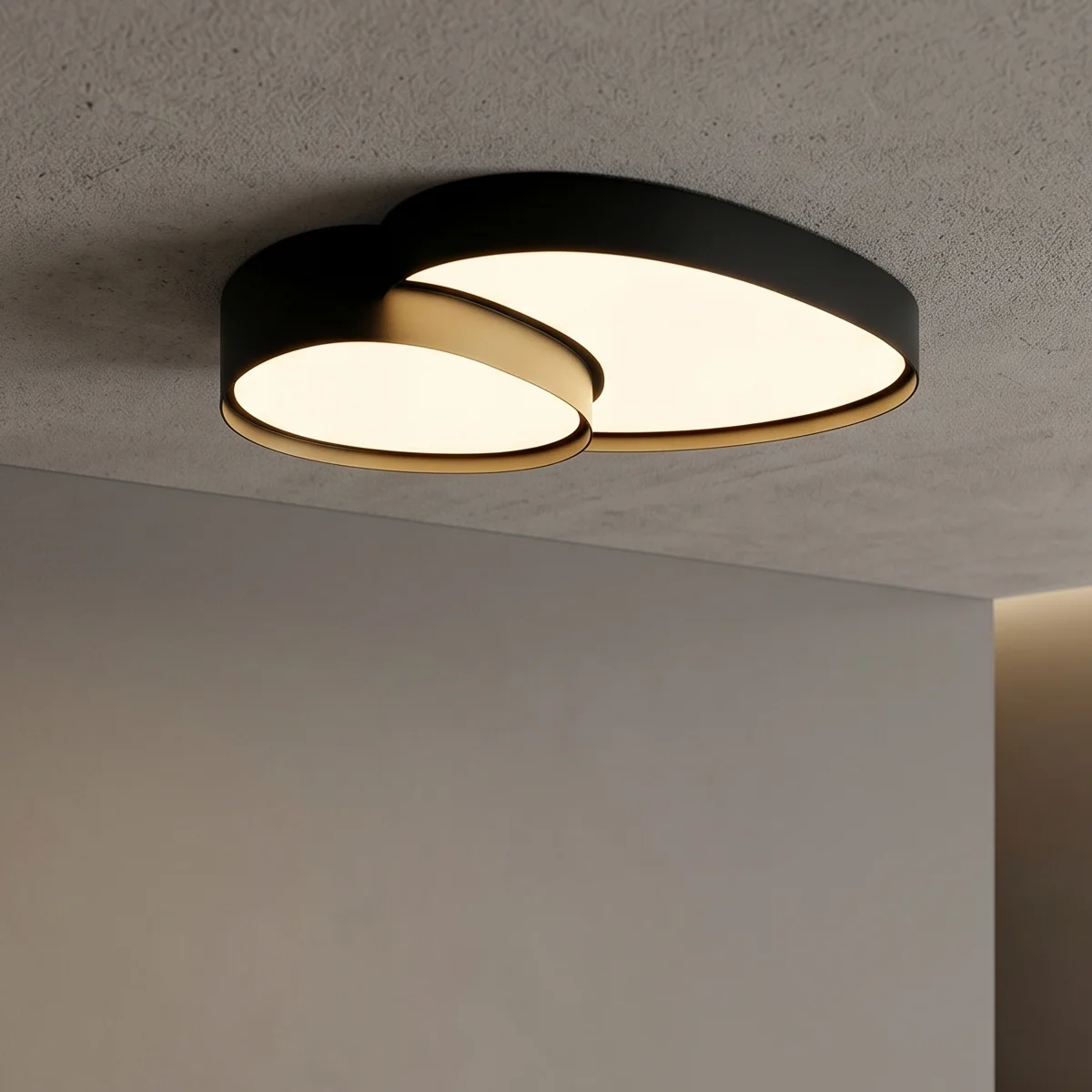 LED плафон Hiko 2 черен 28W 3000K – купи онлайн | Onex LED плафон Hiko 2 черен 28W 3000K