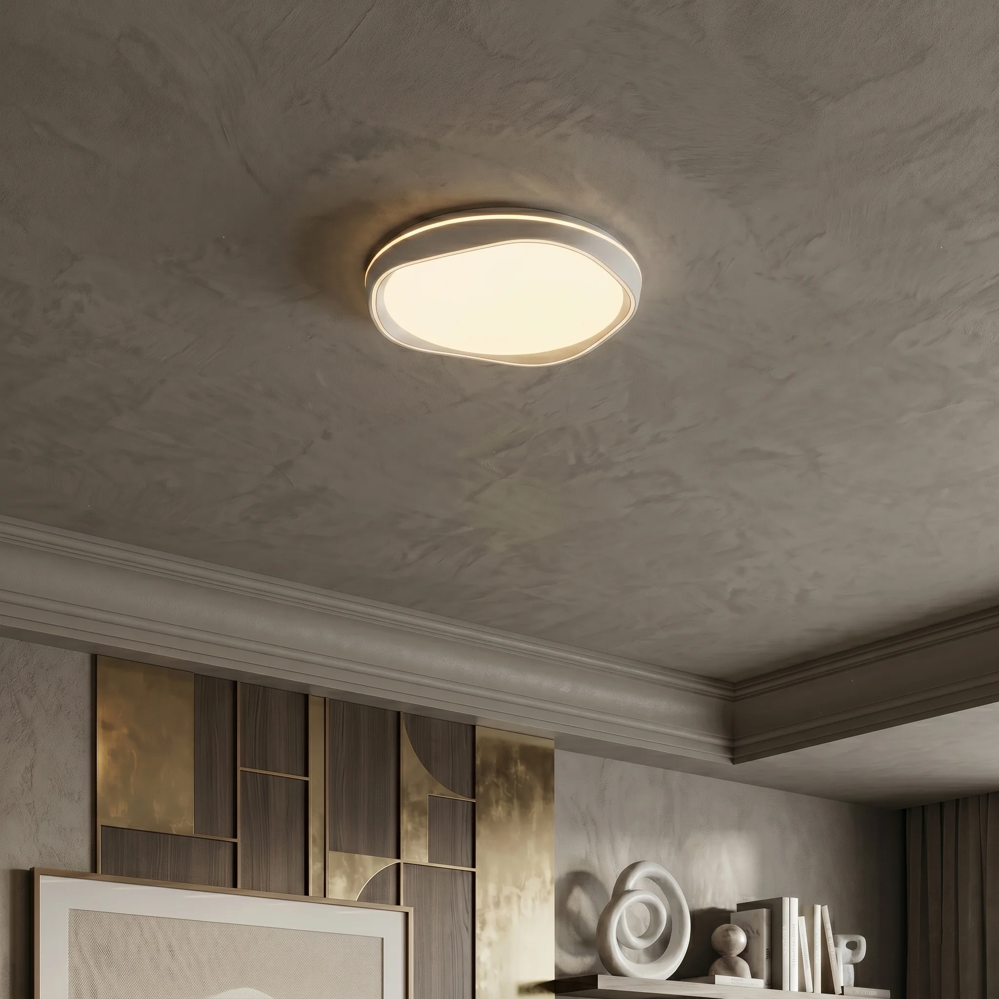 LED плафон Mona бял 48W 3000K Ø48.5 см – купи онлайн | Onex LED плафон Mona бял 48W 3000K Ø48.5 см - Image 4