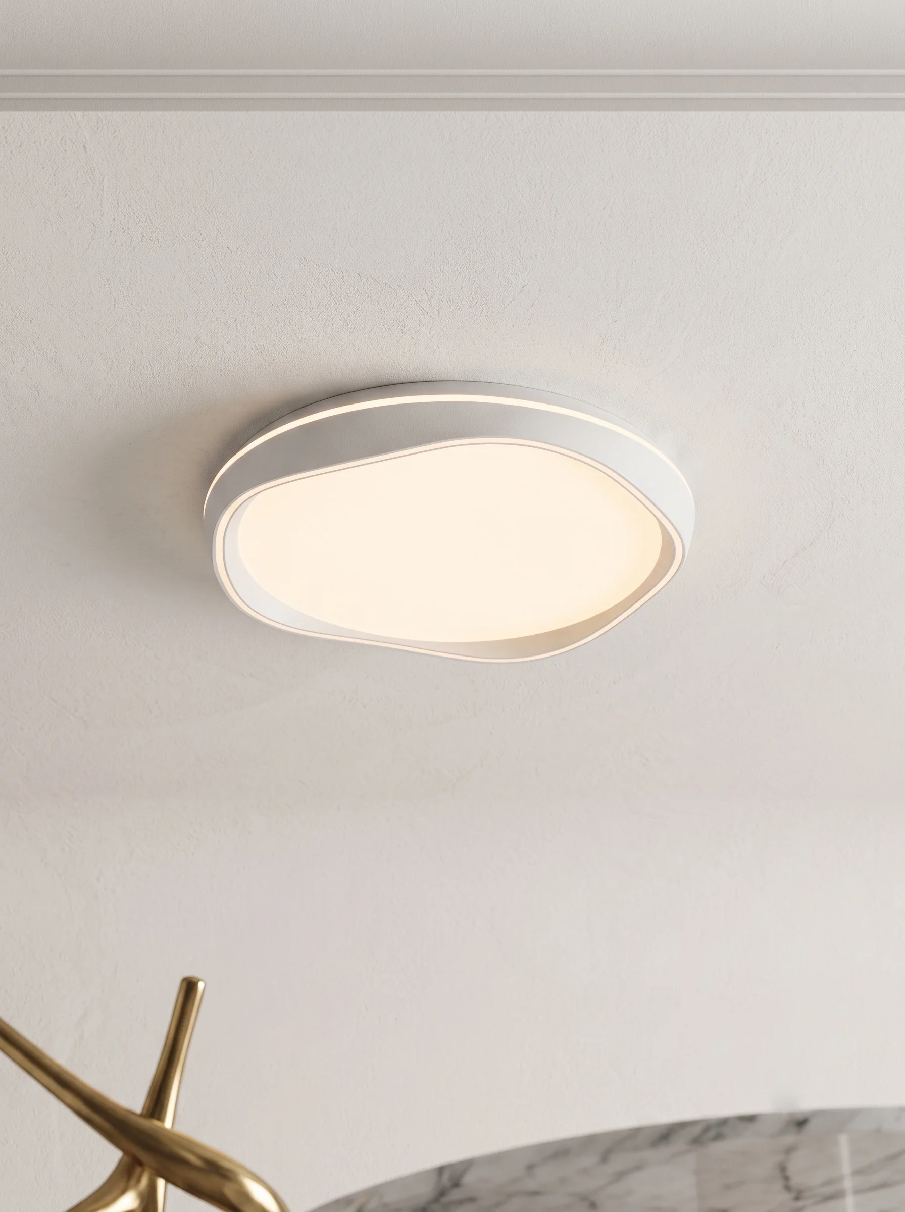 LED плафон Mona бял 48W 3000K Ø48.5 см – купи онлайн | Onex LED плафон Mona бял 48W 3000K Ø48.5 см